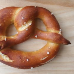 Home-made German pretzels