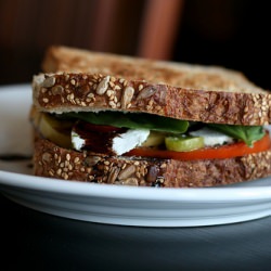 Tomato-Goat Cheese Sandwich