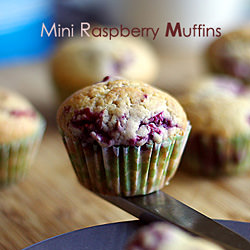 Mini Raspberry Muffins