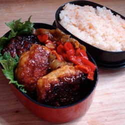 Panfried Chicken Mini-Burger Bento