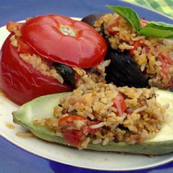 Vegan Stuffed Vegetables