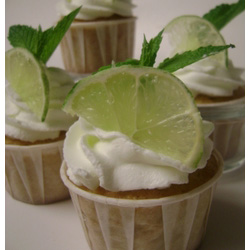 Midori Mojito Cupcakes