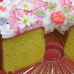 Pineapple  and Coconut Chiffon Cake