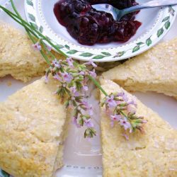 Lemon Lavender Buttermilk Scones