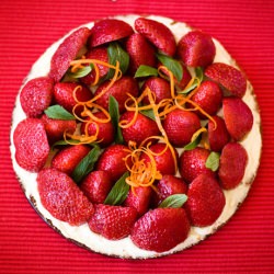 Strawberry Almond Torte