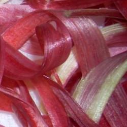 Rhubarb peel