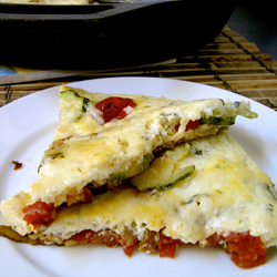 Zucchini Blossom Frittata