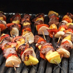 Glazed Beef Kabobs