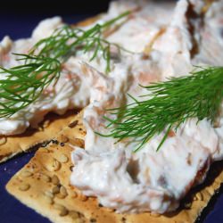 Yogurt Cheese Salmon Spread