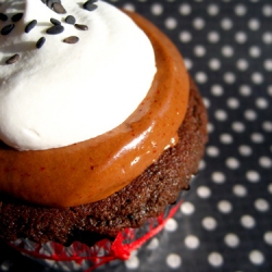 Black Sesame Chocolate Chili Cakie