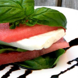 Feta, Basil and Watermelon Salad