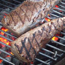 Venison Tenderloin w/ Blueberry BBQ