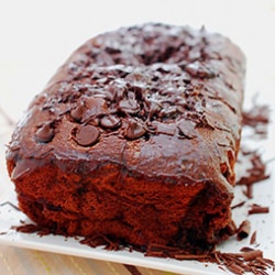 Quadruple Chocolate Loaf Cake