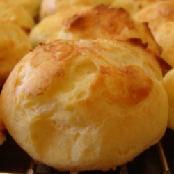 Gruyere and Parmesan Gougeres