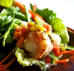 Grilled Shrimp Lettuce Cups