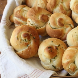 Garlic Rosemary Knots