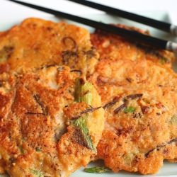 Korean Mung Bean Pancakes