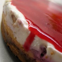 White Chocolate Raspberry Cheesecake