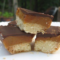 Caramel Chocolate Shortbread Bars