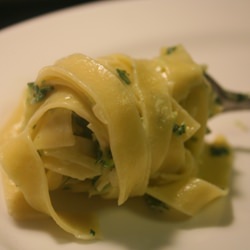 Zucchini Tagliatelle Alfredo