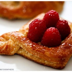 Raspberry Topped Danish