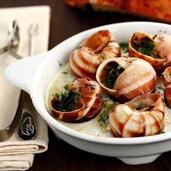 Escargot with a Splach of Cognac