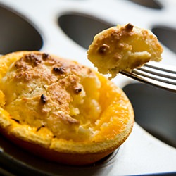 Vanilla Cupcakes Baked in an Orange