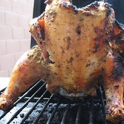 Grilled Beer Can Chicken