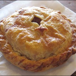 Peach and Cherry Crostada