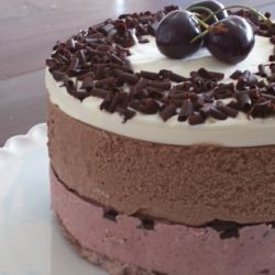 Black Forest Ice Cream Cake