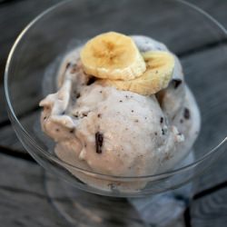 Banana-Sour Cream Sorbet