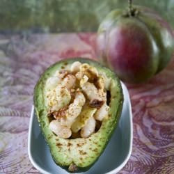 Avocado Filled with Cannellini Bean Salad