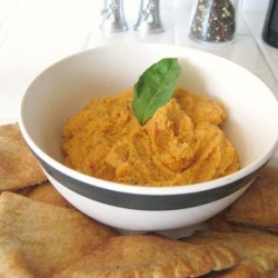 Roasted Pepper and White Bean Spread