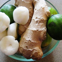 Ginger Limeade with Palm Sugar