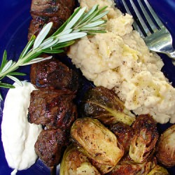 Nigella’s Rosemary Beef Skewers