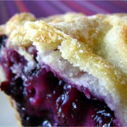 Double Crusted Blueberry Pie