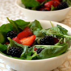 Berries, Spinach and Arugula