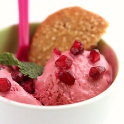 Pomegranate Ice Cream