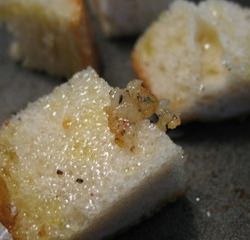 Toasting Bread Cubes