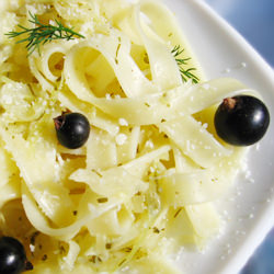 Fettuccine With Blackcurrants