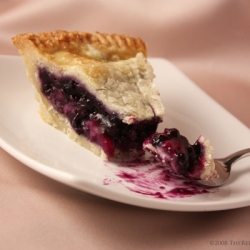 Double Crusted Blueberry Pie