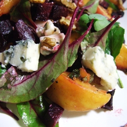 Salad – Peaches, Beets, Gorgonzola…