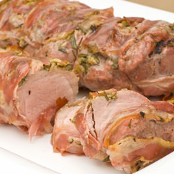 Pancetta-Wrapped Pork Tenderloin