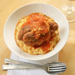 Classic Osso Buco with Risotto Milanese