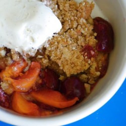 Cherry-Apricot Crisp