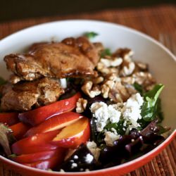 Jerk Chicken Nectarine Salad