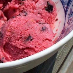 Chocolate and Raspberry Ice Cream