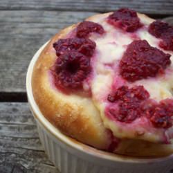 Mascarpone Sourdough with Raspberries