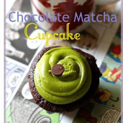 Chocolate Matcha Cupcake