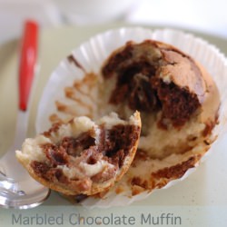 Marbled Chocolate Muffin